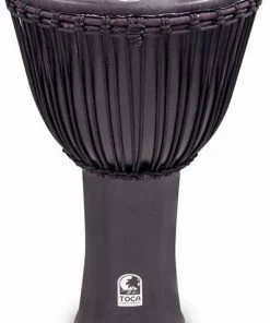 PRO MUSIC Toca Freestyle 2 Series Rope Tuned Djembe 14" In Black Mamba With Bag
