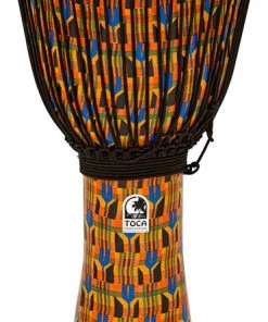 PRO MUSIC Djembes Toca Freestyle 2 Series Djembe 14" In Kente Cloth With Bag