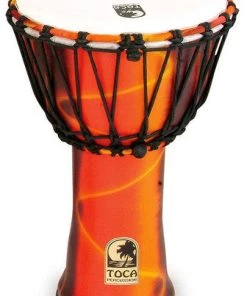 PRO MUSIC Toca Freestyle 2 Series Djembe 9" In Fiesta Djembes