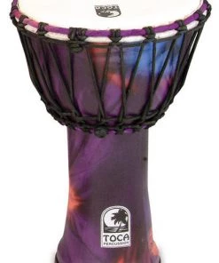 PRO MUSIC Toca Freestyle 2 Series Djembe 9" In Woodstock Purple Djembes