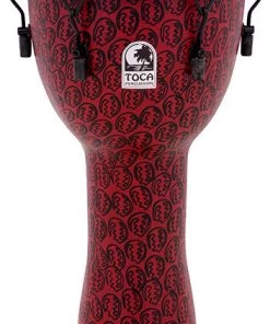 PRO MUSIC Djembes Toca Freestyle 2 Series Mech Tuned Djembe 10" In Red Mask