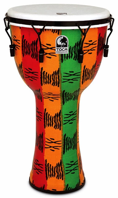 PRO MUSIC Toca Freestyle 2 Series Mech Tuned Djembe 14" In Spirit Pattern With Bag 1 PRO MUSIC Toca Freestyle 2 Series Mech Tuned Djembe 14" In Spirit Pattern With Bag