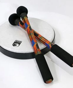 PRO MUSIC Toca Freestyle 2 Series 14" Nesting Tom Tom In Kente Cloth Other Drums