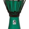 PRO MUSIC Djembes Toca Freestyle Colorsound Series Djembe 7" In Metallic Green
