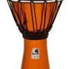 PRO MUSIC Toca Freestyle Colorsound Series Djembe 7" In Metallic Orange Djembes
