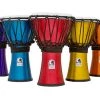 PRO MUSIC Toca Freestyle Colorsound Series Djembe 7" In Asst Colours - 7Pk Djembes