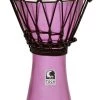 PRO MUSIC Toca Freestyle Colorsound Series Djembe 7" In Metallic Violet Djembes