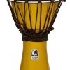 PRO MUSIC Djembes Toca Freestyle Colorsound Series Djembe 7" In Metallic Yellow