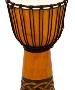 PRO MUSIC Toca Origins Series Wooden Djembe 10" Synthetic Head In Celtic Knot Djembes