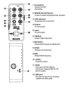 *CLEARANCE* Mooer - Tone Capture Micro Pedal Pedals
