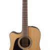 PRO MUSIC Takamine Pro Series 1 Left Handed Dreadnought AC/EL Guitar With Cutaway