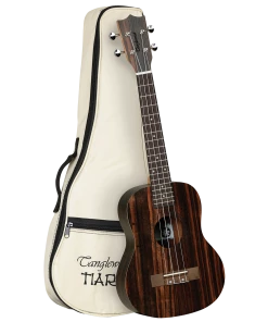 National Tanglewood TWT19B Tiare Tenor Ukulele All Figured Ebony W/Gig Bag
