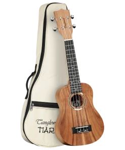 National Tanglewood TWT7B Tiare Soprano Ukulele All Koa With Bag