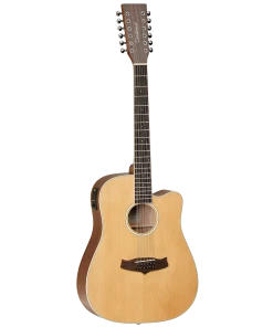 National Steel String Tanglewood TW10-12 Winterleaf Dreadnought C/E 12 String