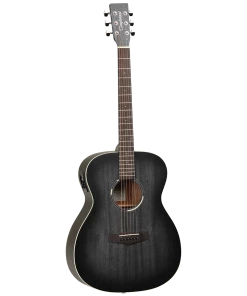 National Tanglewood TWBBOE Blackbird Orchestra A/E Smokestack Satin Steel String