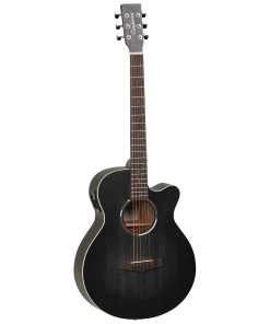 National Steel String Tanglewood TWBBSFCE Blackbird SuperFolk C/E Smokestack Satin