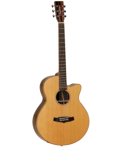 National Steel String Tanglewood Java Superfolk Cutaway Electric Guitar