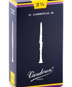 Grevillea Vandoren B Flat Clarinet Reeds - TRADITIONAL - Gr 3.5 - Box Of 10