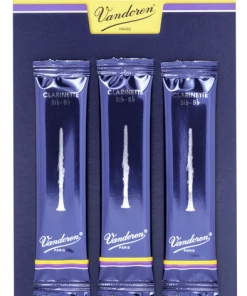 Grevillea Vandoren B Flat Clarinet Reeds - TRADITIONAL - Gr 2.5 - Card Of 3