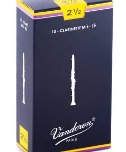 Grevillea Vandoren E Flat Clarinet Reeds - TRADITIONAL - Gr 2.5 - Box Of 10