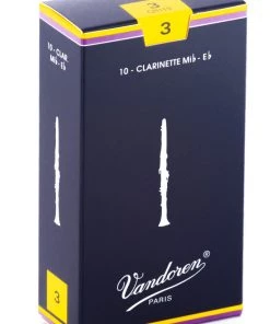 Grevillea Vandoren E Flat Clarinet Reeds - TRADITIONAL - Gr 3.0 - Box Of 10