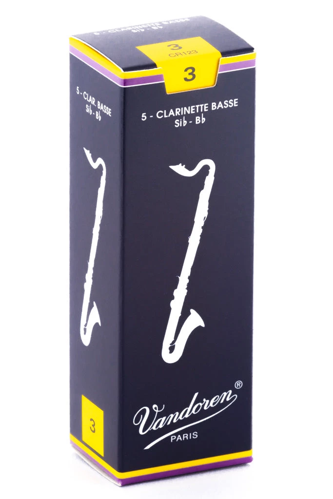 Grevillea Vandoren Bass Clarinet Reeds - TRADITIONAL - Gr 3.0 - Box Of 5 1 Grevillea Vandoren Bass Clarinet Reeds - TRADITIONAL - Gr 3.0 - Box Of 5
