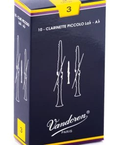 Grevillea Vandoren Sopranino Clarinet Reeds - TRADITIONAL - Grade 3.0 - Box Of 10