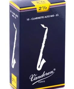 Grevillea Vandoren Alto Clarinet Reeds - TRADITIONAL - Grade 2.5 - Box Of 10