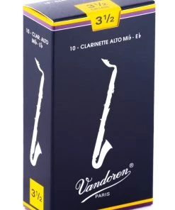 Grevillea Vandoren Alto Clarinet Reeds - TRADITIONAL - Grade 3.5 - Box Of 10