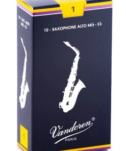 Grevillea Vandoren Alto Sax Reeds - TRADITIONAL - Grade 1.0 - Box Of 10