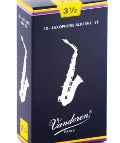 Grevillea Vandoren Alto Sax Reeds - TRADITIONAL - Grade 3.5 - Box Of 10