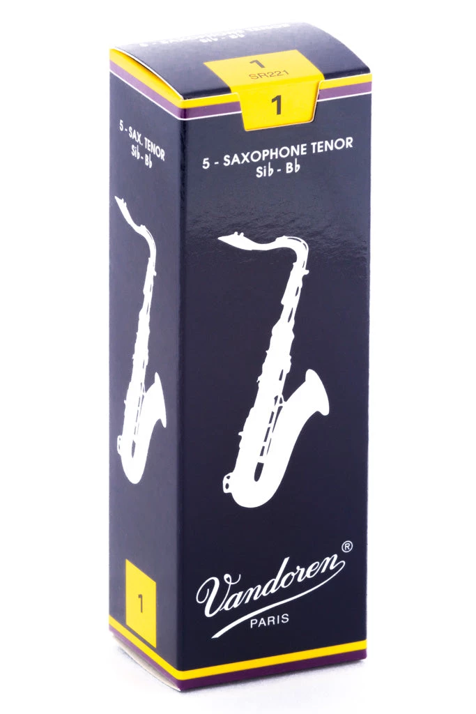 Grevillea Vandoren Tenor Sax Reeds - TRADITIONAL - Grade 1.0 - Box Of 5 1 Grevillea Vandoren Tenor Sax Reeds - TRADITIONAL - Grade 1.0 - Box Of 5