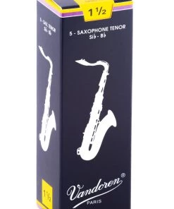 Grevillea Vandoren Tenor Sax Reeds - TRADITIONAL - Grade 1.5 - Box Of 5
