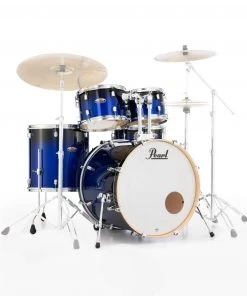 Dynamic Acoustic Drum Kits Pearl Decade Maple Fusion Plus 5-Piece Drumkit Kobalt Blue Fade