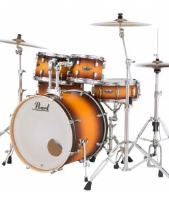 Dynamic Pearl Decade Series Maple 22" Fusion Plus Drum Kit Classic Satin Amburst + Hardware Acoustic Drum Kits